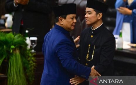 Prabowo tunjukkan emosi kesenangan pada saat pelantikan