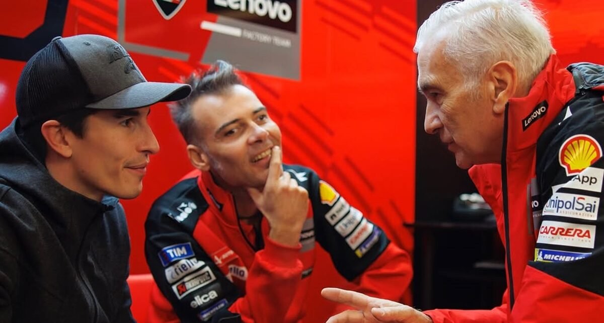 Davide Tardozzi Terbius Kecerdasan Marc Marquez, Disebut Selangkah Lebih Maju dari Albert Einstein! : Heartdesign Sports