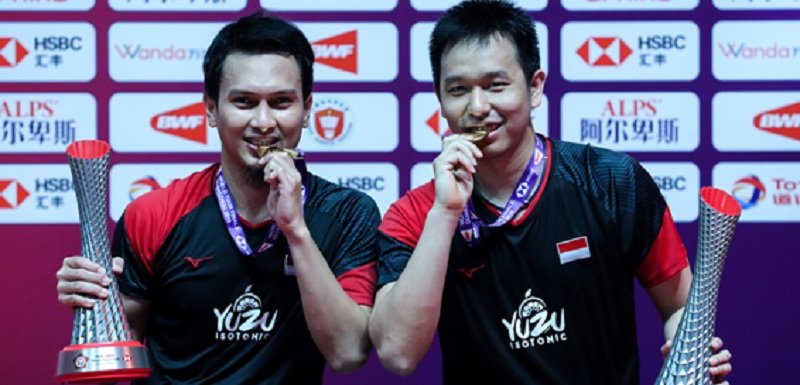 Kisah Mohammad Ahsan Hendra Setiawan, Wakil Terakhir Indonesia yang Keluar sebagai Juara BWF World Tour Finals : Heartdesign Sports