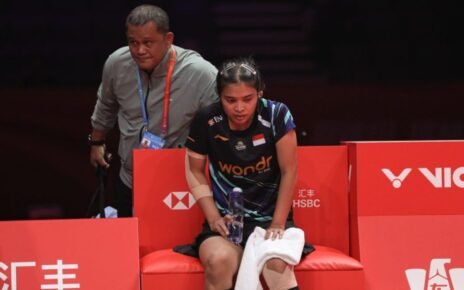 Reaksi Gregoria Mariska Tutup Tahun dengan Hasil Minor di BWF World Tour Finals 2024 : Heartdesign Sports