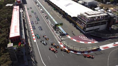 Start balapan F1 GP Azerbaijan 2024 (Foto: X/@F1)