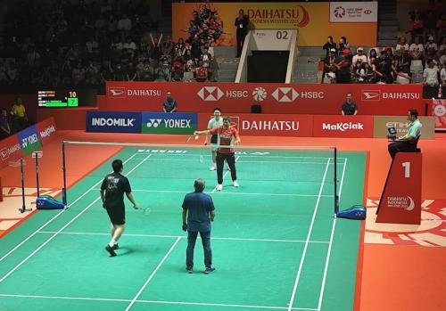 Mohammad Ahsan dan Hendra Setiawan eksibisi foto cikal bintang