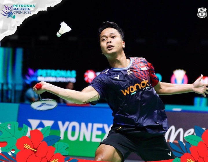 Hasil 16 Besar Malaysia Open 2025: Anthony Ginting Dipulangkan Kunlavut Vitidsarn