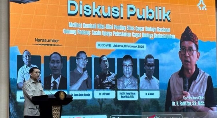 Menbud: Penelitian Gunung Padang diperlukan untuk pastikan informasi