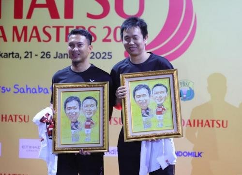 Mohammad Ahsan dan Hendra Setiawan pensiun. foto aldhi chandra