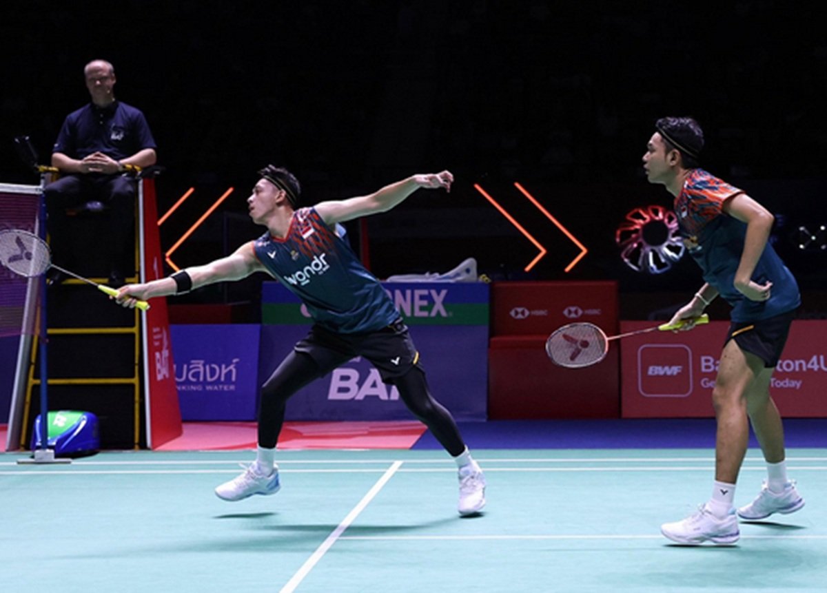 Hasil Semifinal Thailand Open 2025: Fajar/Rian Gagal ke Final Usai Dibungkam Pasangan Denmark